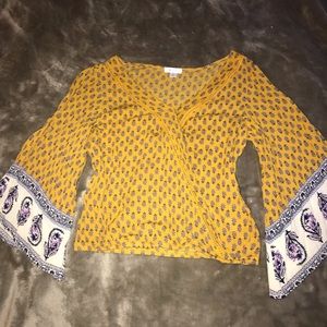 Yellow Breezy Top